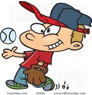 Cartoon Baseball Player N3