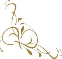 Gold Swirl Designs Clip Art N6