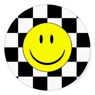Black And White Smiley Face Stickers