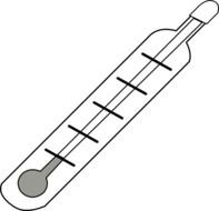 Cold Thermometer Clip Art N4