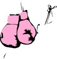 Cancer Boxing Glove Clip Art