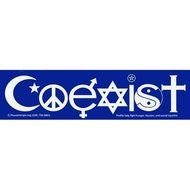 Coexist Bumper Sticker