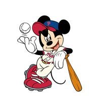 Mickey Mouse Baseball Clip Art N5