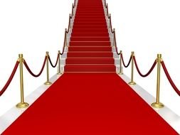 Red Carpet and stepway up