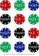 Poker Chips Clip Art N8