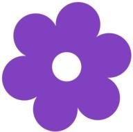 big Flower Clip Art drawing