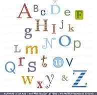 Alphabet Clip Art N6