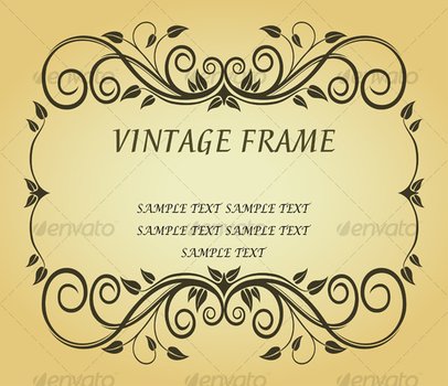 Victorian Style Border Designs