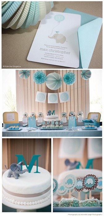 Baby Boy Shower Centerpiece Ideas
