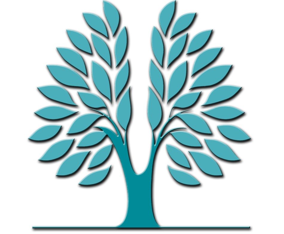 blue tree as a picture for clipart