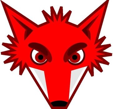 Fox Head Clip Art N3