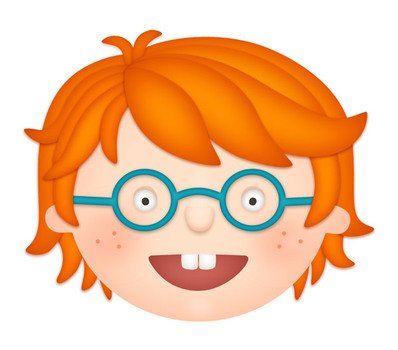 Cartoon Boy Head N2