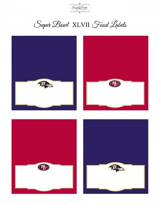 Free Printable Super Bowl Signs