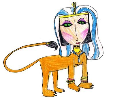 Cartoon Sphinx