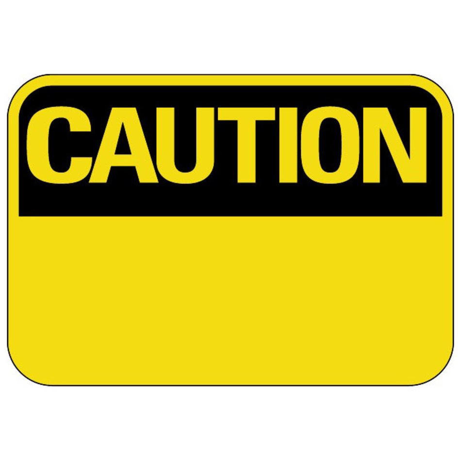 Caution. Warning vector logo. Лого Caution Wear. Осторожно вектор.
