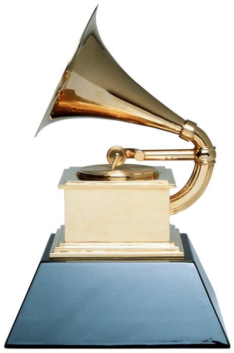 old gramophone on a white background