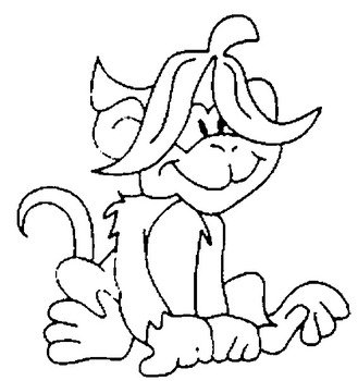 Monkey Coloring Pages