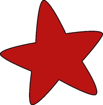 Red Star Clip Art N20