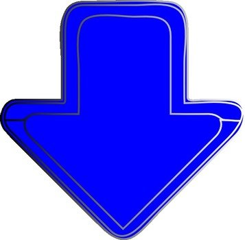 Blue Down Arrow