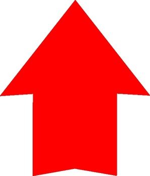 Red Arrow Pointing Up N2
