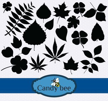 Home Silhouette Clipart Leafs
