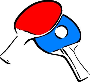 Table Tennis Clip Art N6