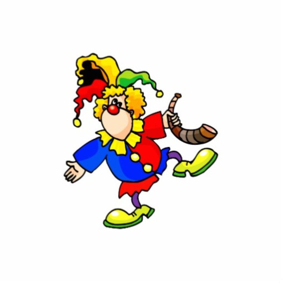 Dinky Bears Hula Hooping Clown Photo Cutout