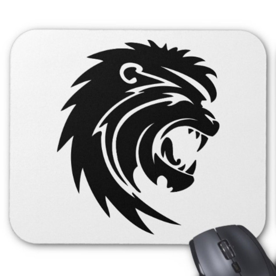 Lion Clip Art Black And White N6