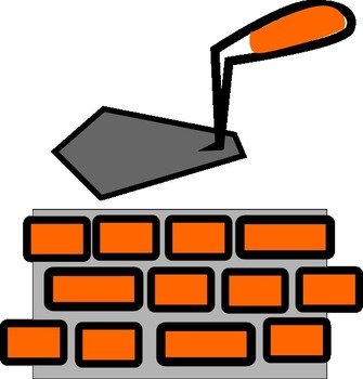 Brick Wall Vector Clip