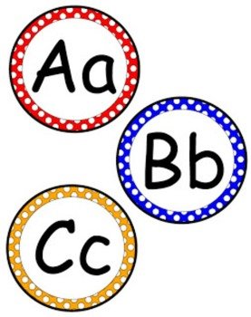 Free Printable Word Wall Letters