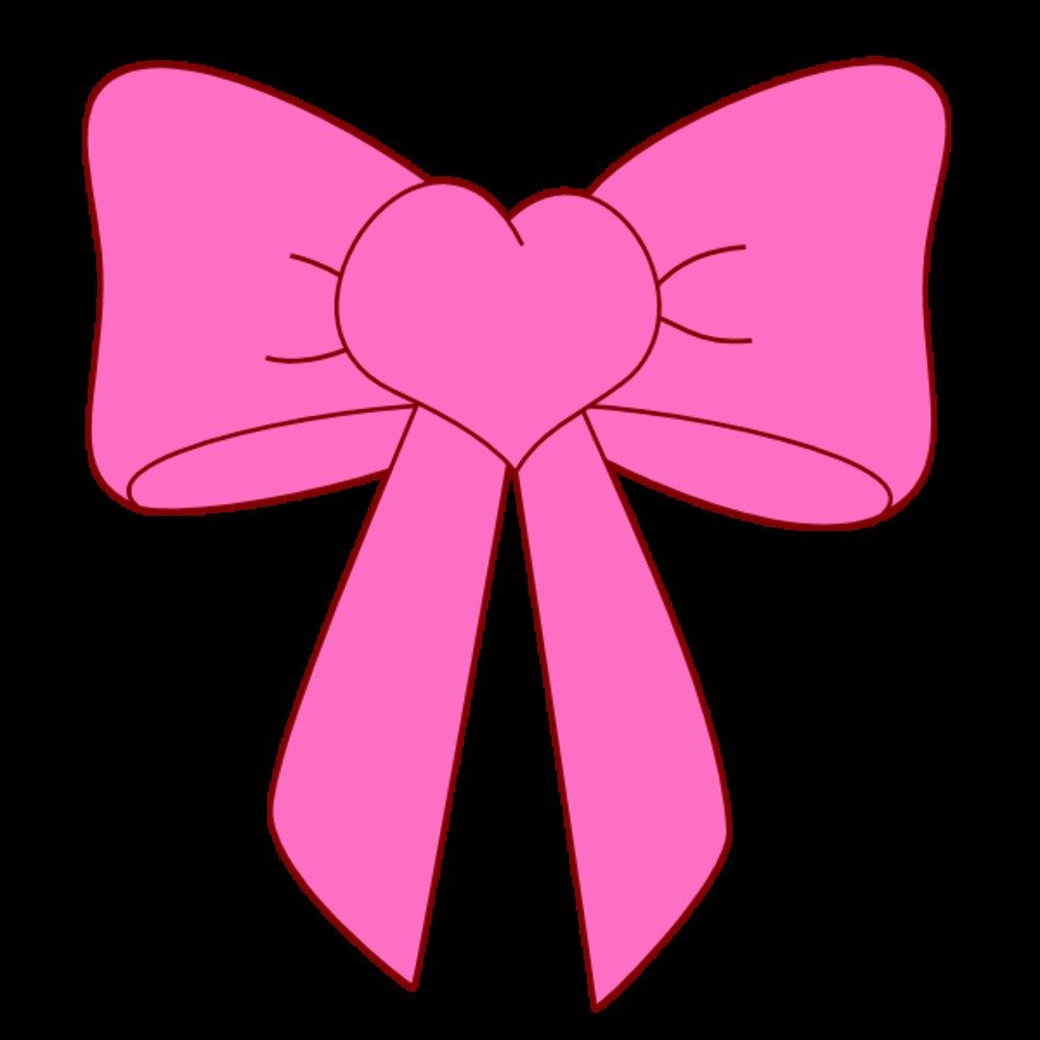 Pink Bow Clip Art N16
