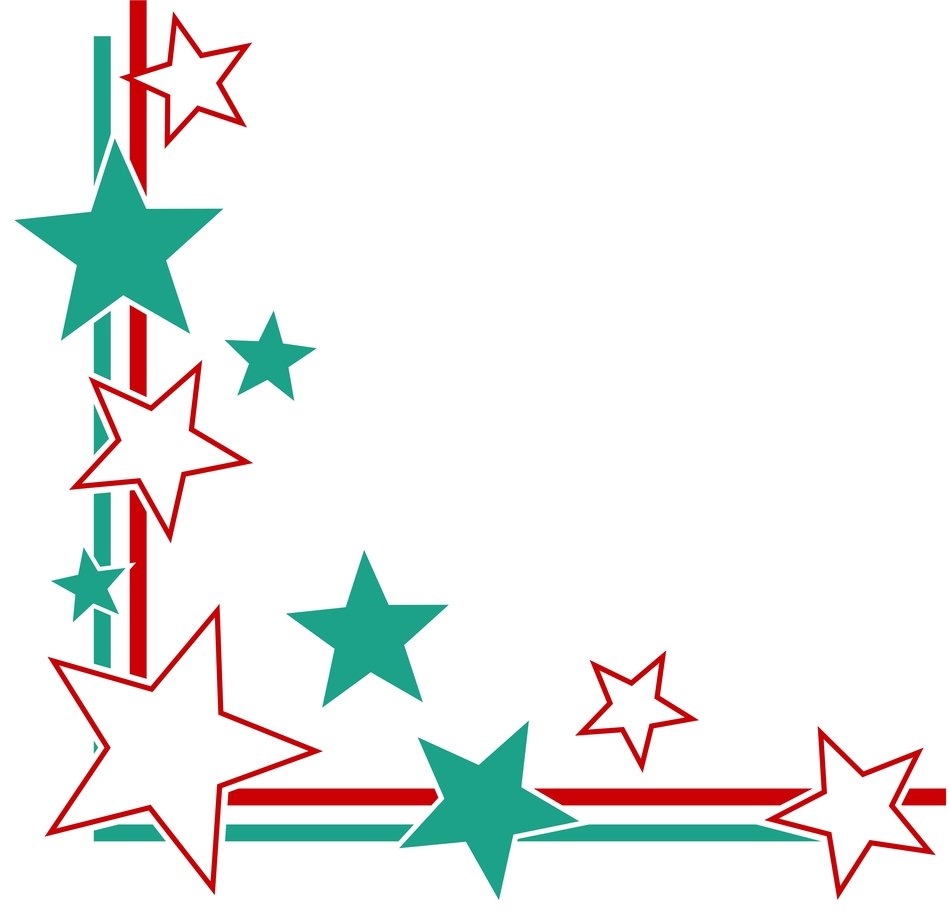 variety of stars on the pattern