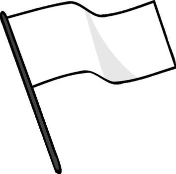 Waving White Flag Clip Art N3