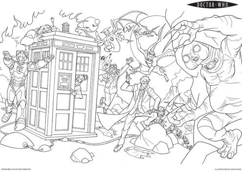 Doctor Who Coloring Pages