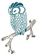 Ä°llustration of Owl Tattoo Designs