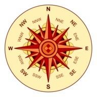 Map With Compass Rose