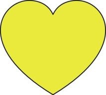 Gold Heart Clip Art N4