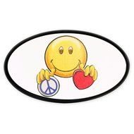 Heart With Smiley Face Clip Art drawing