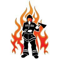 Firefighter Logo Clip Art N6