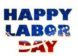 Happy Labor Day as the inscription in the picture