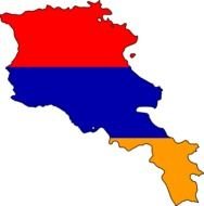 swedish flag on a map on a white background