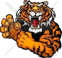 Tiger Mascot Clip Art N7