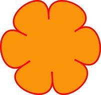 Red Orange Yellow Flowers Clip Art