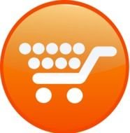 white Shopping Cart Clip Art drawing