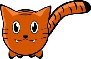small cartoon Tiger drawing