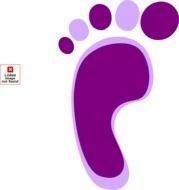 Baby Footprints Clip Art N14