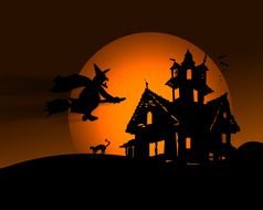 Halloween card drawing