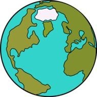 World Globe Clip Art In Cartoon