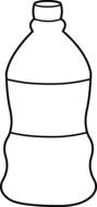 plastic bottle as a graphic image