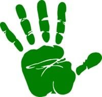 Handprint Clip Art N6